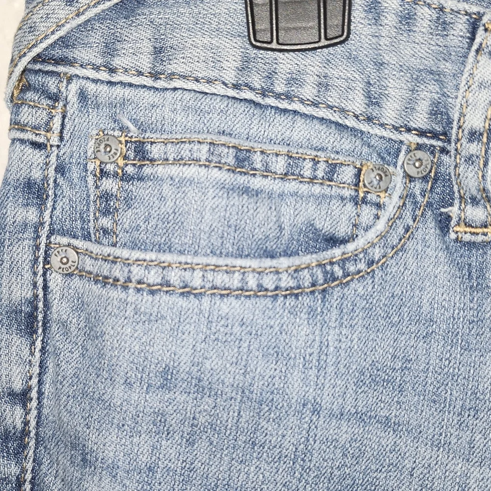 Free People Patchwork Jeans Size 29 - Picture 2 of 10